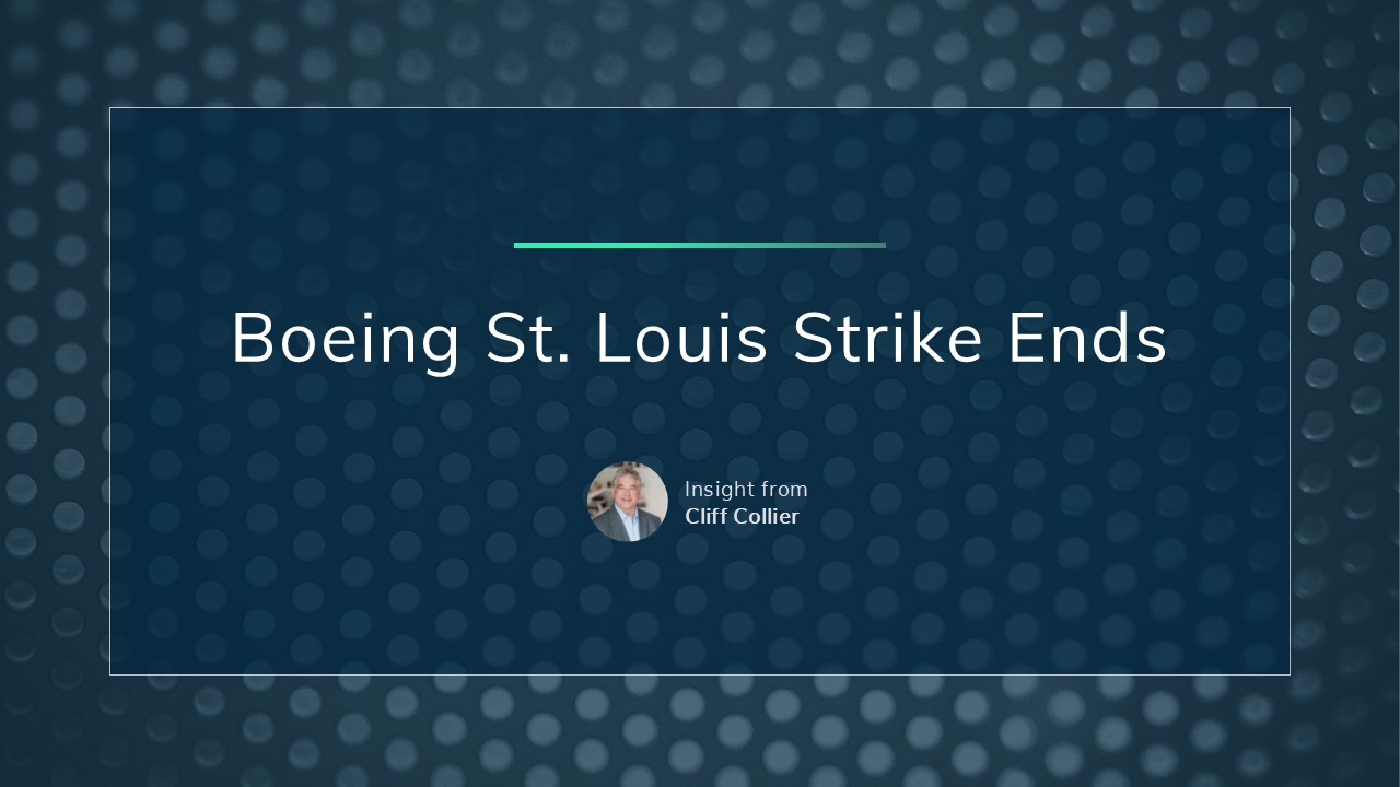 Boeing St. Louis Strike Ends